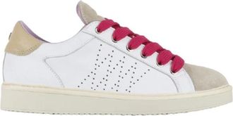 Panchic Lace-Up Sneakers - Dames - Sneakers - Wit - 39 EU - Leer - Schoenen