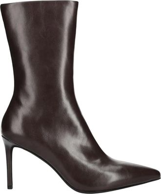 Jeffrey Campbell Everynight Enkellaarsjes - Dames - Schoenen - Bruin - Maat: 37 EU Leer