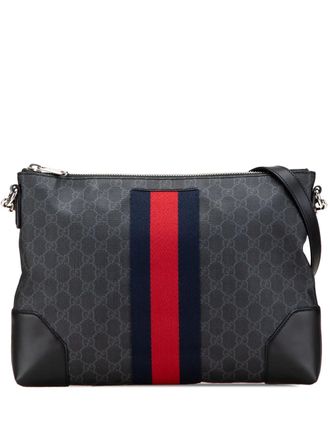 Gucci 2016-2025 GG Supreme Web crossbody bag - Black