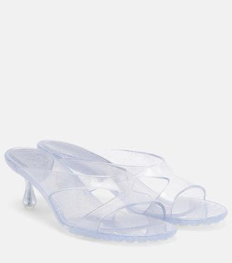 Jimmy Choo London Sandali Jelly Drop in TPU con glitter