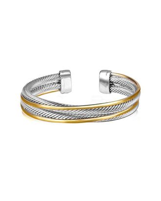 Liv Oliver 18K Cuff Bangle