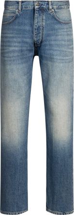 HUGO BOSS Hugo Mens Five Pocket Design Slim Fit Jeans in Med Blue - Size 36W/32L