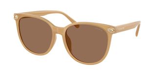 Coach HC8414BD CW428 Asian Fit 585473 Womens Sunglasses Brown Size 57