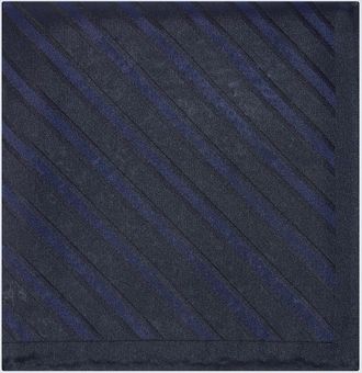 Brunello Cucinelli Regimental striped silk pocket square