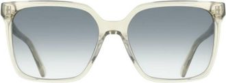 Ferragamo Grey Gradient Square Ladies Sunglasses SF2102S 313 57