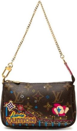 Louis Vuitton Pre-owned Plastic louis-vuitton-bags - Dames - Vintage Handtas - Bruin - ONE Size - Vintage