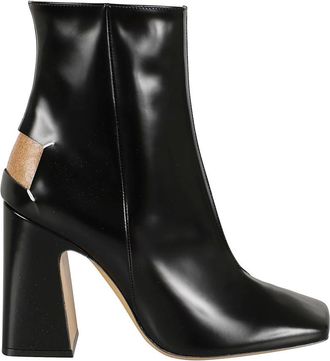 Maison Margiela Black Zip Boots