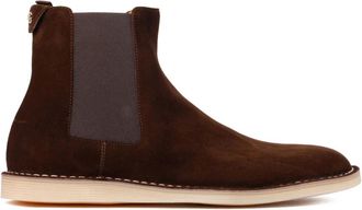 Dolce & Gabbana Chelsea laarzen in bruin su&egrave;de - Heren - Chelseaboots - Bruin - 44 EU - Su&egrave;de - Schoenen