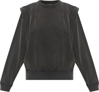 Isabel Marant Soldy Sweatshirt - Dames - Sweatshirts - Grijs - 2XS - Katoen - Hoodies & sweatvesten