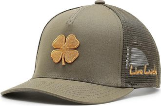 Black Clover Hardy 4 Adjustable Hat Baseball Caps Olive Hat/Olive Mesh, Cotton