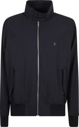 Givenchy Blauwe Harrington Jas voor Mannen - Heren - Bomber jackets - Blauw - L - Wol - Jassen