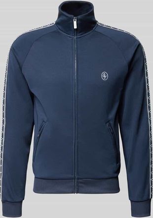 Review Trainingsjacke mit aufgesetztem Band auf Raglan&auml;rmeln in Marine, Gr&ouml;&szlig;e XXL