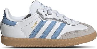 adidas Boys adidas Originals Samba - Boys Toddler Shoes White/Blue/Brown Size 10.0