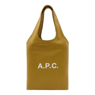 A.P.C. Bolso Tote Ninon Peque&ntilde;o - Bags - Mujer - Verde - ONE SIZE