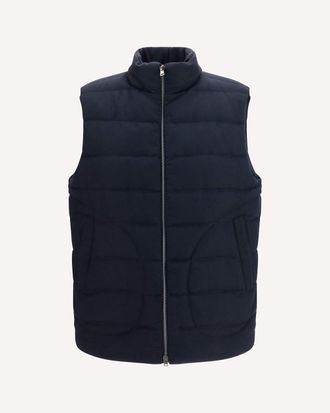Herno Wool-blend Vest Male 48