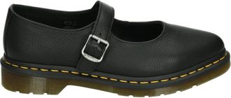Dr. Martens Elphie MJ Virginia - Dames - Ballerinas - Zwart - 38 EU - Leer - Schoenen