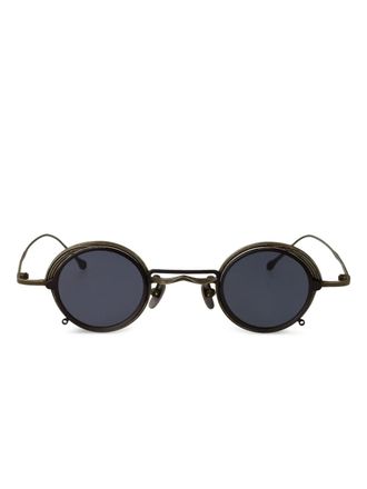 Rigards round sunglasses - unisex - Titanium - One Size - Black