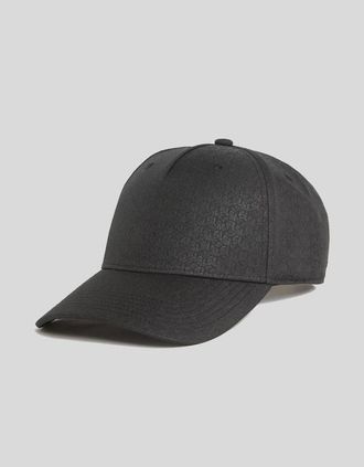 Lyle & Scott Lyle And Scott Mens Tonal Monogram Baseball Cap - Black - Size: 1SZ