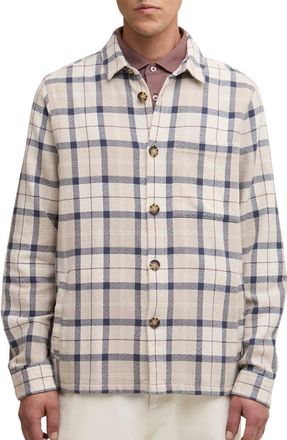 Barbour Vennel Texture Tartan Overshirt in Oban Mist Tartan at Nordstrom, Size Xxx-Large
