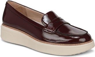 Life Stride Chelsea Platform Penny Loafer in California Wine Red at Nordstrom, Size 7.5