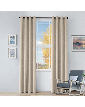Superior 52X96 Senna Textured Blackout 2Pc Curtain Panel Set