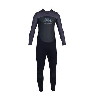 Trespass Diver Mens 5mm Full Length Neoprene Wetsuit (Black) - Size X-Small