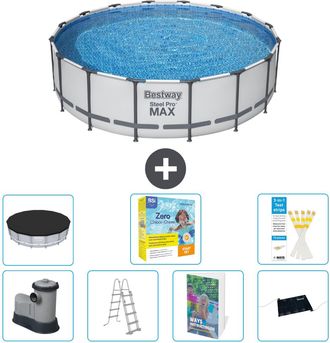 Bestway Piscina Bestway Steel Pro Max Redonda - 488x122 Cm - 8-piezas S582