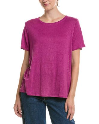 Eileen Fisher Crew Linen T-Shirt