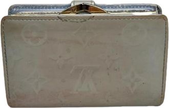 Louis Vuitton Pre-owned Juliette Portemonnee - Dames - Vintage Accessoires - Grijs - ONE Size - Leer - Vintage