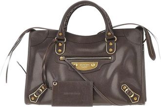 Balenciaga Leather medium Le City Uptown bag Woman One Size