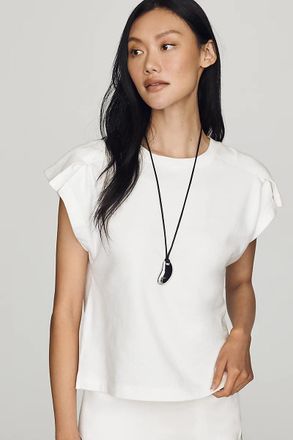 Maeve 100% Cotton Structured Tee
