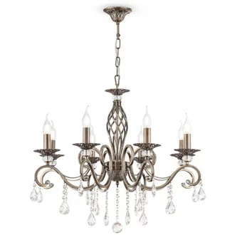 Maytoni Grace Ara&ntilde;a Lat&oacute;n Y Cristal, 8 Luces, E14