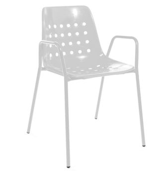 Schubiger M&ouml;bel Gartenstuhl Bermuda mit Armlehne Rundrohr