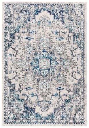 Safavieh Alfombra polipropileno marfil/gris 122 x 183 cm