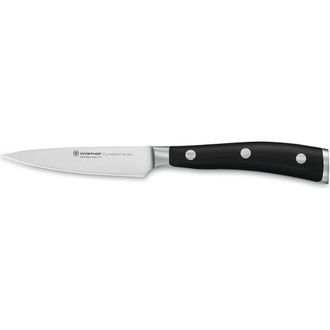 W&uuml;sthof Classic Ikon 3.5-Inch Paring Knife in Black at Nordstrom