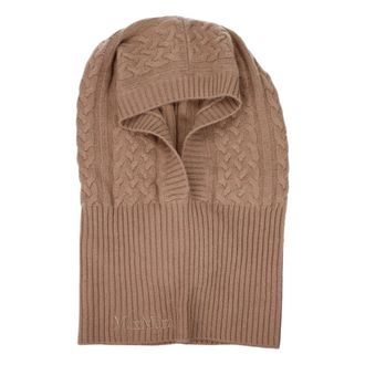 Max Mara Gorro de cachemira - Accessories - Mujer - Marr&oacute;n - ONE SIZE