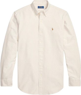 Ralph Lauren Casual overhemd - Heren - Overhemden - Beige - Maat: S