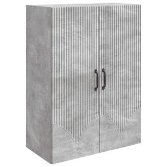 vidaXL Armario De Pared Gris Hormig&oacute;n 66 X 34,5 X 90 Cm Vidaxl
