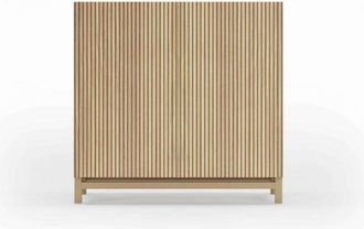 HERDASA Herdasa - Zapatero 2 puertas modelo 513 acabado roble vallado, 90x90x27 (alto x ancho x fondo)