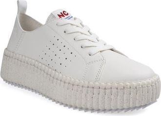 National Comfort Leather Sneaker in Off White Leather at Nordstrom, Size 10Us