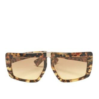 Miu Miu Pre-owned Accessories, female, Brown, Size: ONE SIZE Pre-owned Acetate Sunglasses