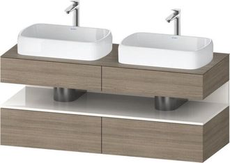 Duravit Duravit Qatego Consola Mueble Bajo Lavabo, 2 Extensiones, 2