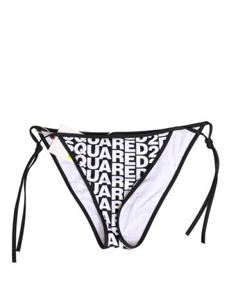 Dsquared2 Dsquared&sup2; Nylon Logo Print Bikini Bottom Womens Swimwear