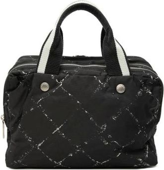 Chanel Borsa Pre-owned Vintage in Nylon - - Pre-owned - Donna - Nero - ONE SIZE