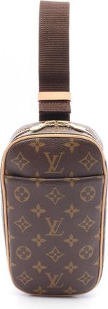 Louis Vuitton Brown Monogram Coated Canvas Sling Bag (Pre-Owned)