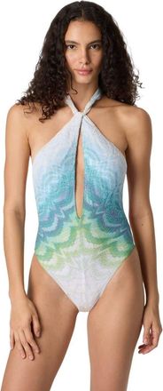 Missoni One-piece Swimsuit In Shaded Lam&eacute; Viscose With Cut-out Detail in Multicoloured at Nordstrom, Size 40 It