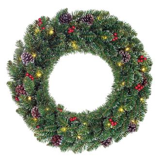 Black Box Trees Corona decorativa creston verde h60xb10xl60cm