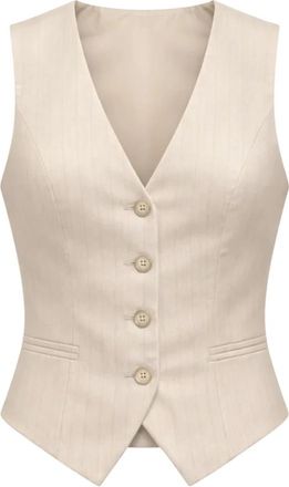 Rinascimento Gilet - Dames - Bodywarmers - Beige - XL - Jassen