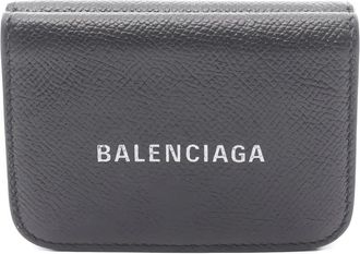 Balenciaga Leren portemonnee - Zwart