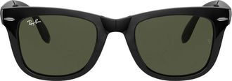 Ray-Ban Sunglasses Rb4105 601 Wayfarer Folding Black/Green G 15 Unisex